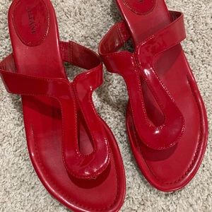 Alfani red sandals